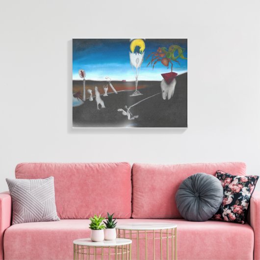 De tandarts canvas afdruk (Insitu (Woonkamer))