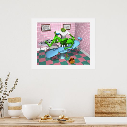 De tandarts poster (Keuken)