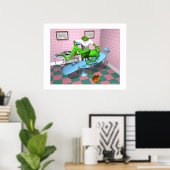 De tandarts poster (Thuiskantoor)