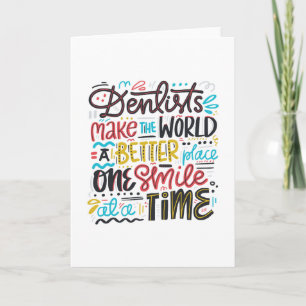 De tandartsen maken tot de Wereld een Betere Kaart