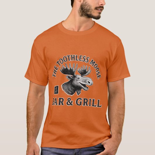 De Tandeloze Eland Bar T-shirt (Voorkant)