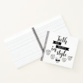 De tanden zijn altijd in stijl notitieboek (Binnen)