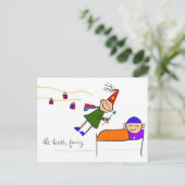 'De tandenfee' Briefkaart (Staand voorkant)