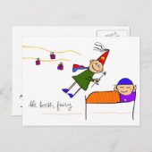 'De tandenfee' Briefkaart (Voorkant / Achterkant)