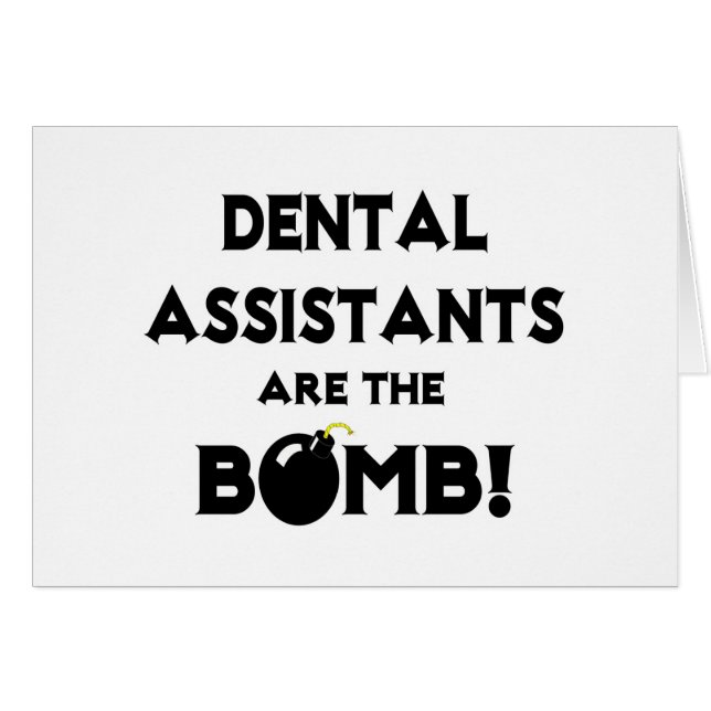 De tandheelkundige assistenten zijn de bommen! (Voorkant Horizontaal)