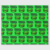 De tang is aan het inpakken! cadeaupapier (Vlak)