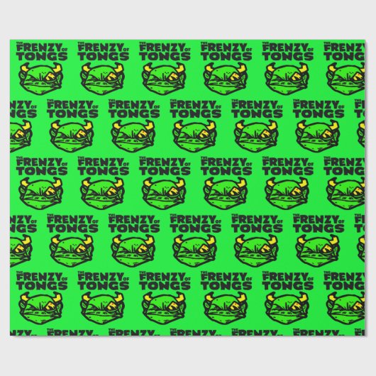 De tang is aan het inpakken! cadeaupapier (Vlak)