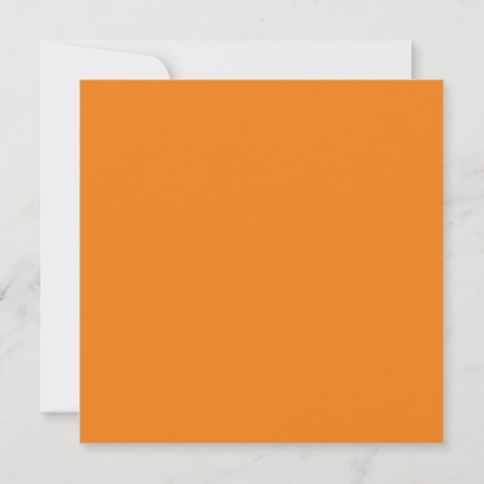 De Tangerine en de Witte Tijdelijke Minimalist van Bedankkaart (Achterkant)