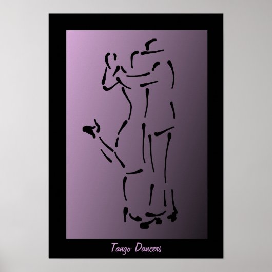 De Tango Dancers Poster (Voorkant)