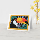 De Tango van de toekan Kaart (Gele Bloem)