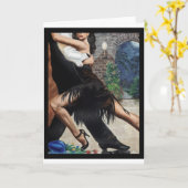 De Tango van de tulp Kaart (Gele Bloem)