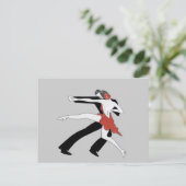 De Tango van jaren '20 Briefkaart (Staand voorkant)