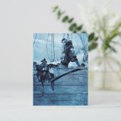 De tank lopen briefkaart (Staand voorkant)