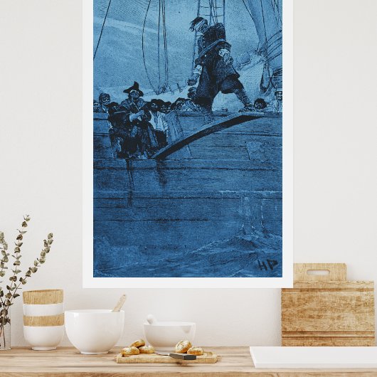 De tank lopen poster (Keuken)