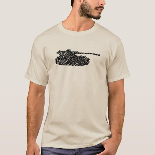 De Tank van het militaire Leger Fonetische Alfabet (Voorkant)