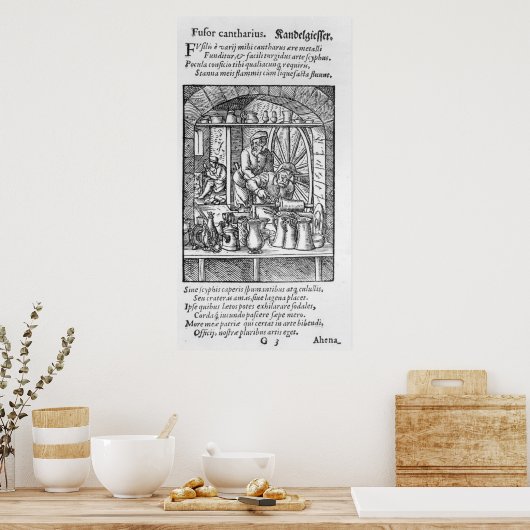 De Tankard Maker Poster (Keuken)