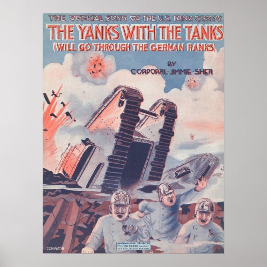 De tanks met de tanks poster (Voorkant)