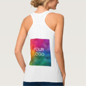 De Tanktops van de vrouw Uw BedrijfsLogo hier (Achterkant)