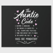 De tante Code Cadeaupapier (Vlak)
