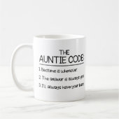 De tante Code, geschenk voor tante Koffiemok (Links)
