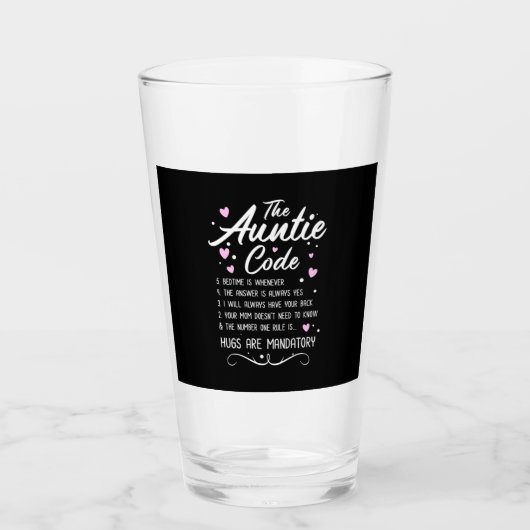 De tante Code Glas (Voorkant)