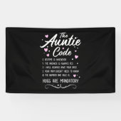 De tante Code Spandoek (Horizontaal)