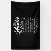 De tante Code Spandoek (Verticaal)