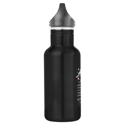 De tante Code Waterfles (Links)