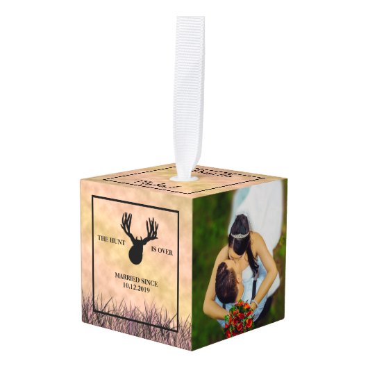 De tante is over het huwelijk... aangepaste foto decoratie (Voorkant hoekig)