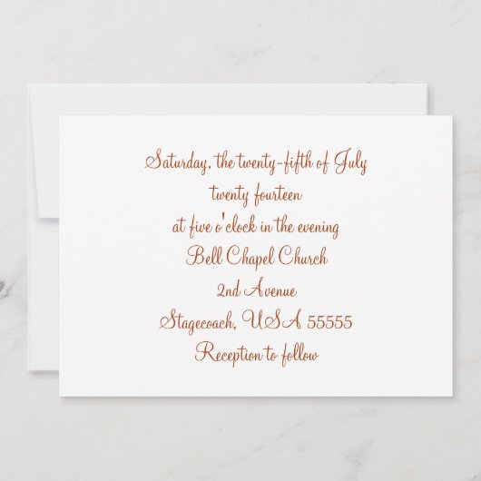 De tante is over het jachtthema uitnodigen kaart (Achterkant)