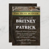 De tante is over het jagen van Camo Wedding-uitvin Kaart (Voorkant / Achterkant)