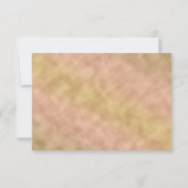 De tante is over Rustic RSVP Kaartje (Achterkant)