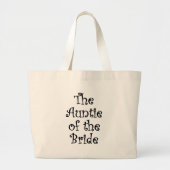 De tante van de Bride Grote Tote Bag (Voorkant)