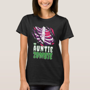 De Tante Zombie Grappige Halloween Familie Zombie T-shirt