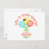 De tantes zijn Speciaal Briefkaart (Voorkant / Achterkant)