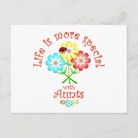 De tantes zijn Speciaal Briefkaart (Voorkant)