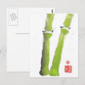 De Tao van het Briefkaart van Bamboo (Voorkant / Achterkant)