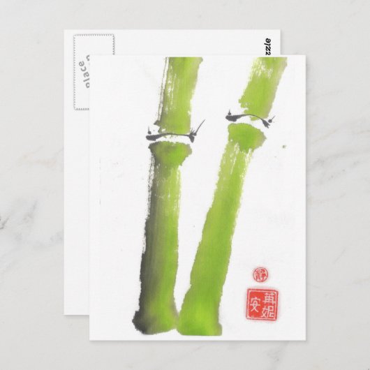 De Tao van het Briefkaart van Bamboo (Voorkant / Achterkant)