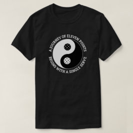 De Tao van Pickleball | Grappige Yin Yang Pickleba T-shirt