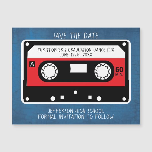 De Tape Afstuderen Song Mix opslaan Datum (Voorkant)