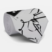 De tape stropdas (Opgerold)