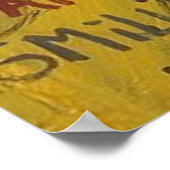 DE TAPE VAN DE MENING SLEPEN POSTER (Hoek)