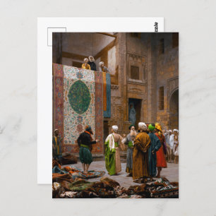 De tapijthandelaar   Jean-Léon Gérôme   Briefkaart