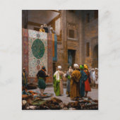 De tapijthandelaar | Jean-Léon Gérôme | Briefkaart (Voorkant)