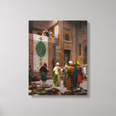 De tapijthandelaar | Jean-Léon Gérôme | Canvas Afdruk (Voorkant)