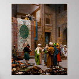 De tapijthandelaar | Jean-Léon Gérôme | Poster