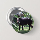 de Tapir redden Ronde Button 5,7 Cm (Voorkant /achterkant)