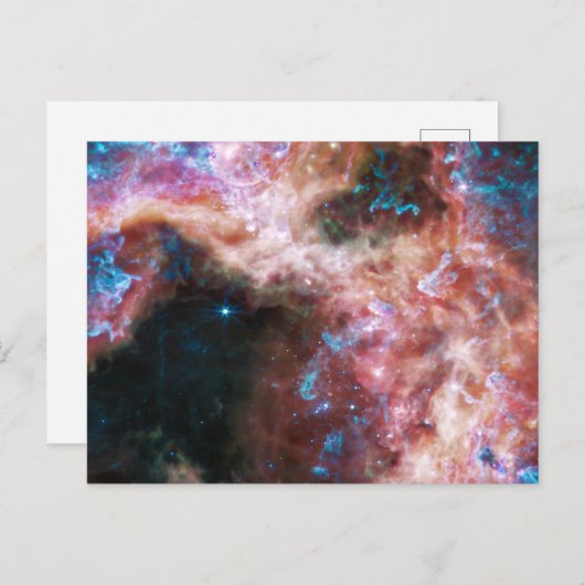 De Tarantula Nebula | MIRI | JWST Briefkaart (Voorkant / Achterkant)