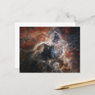 De Tarantula Nebula NIRCam JWST Briefkaart