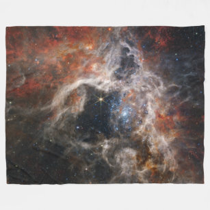 De Tarantula Nebula   NIRCam   JWST Fleece Deken